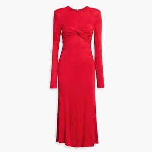 Farm Rio Long Sleeve Midi Dress